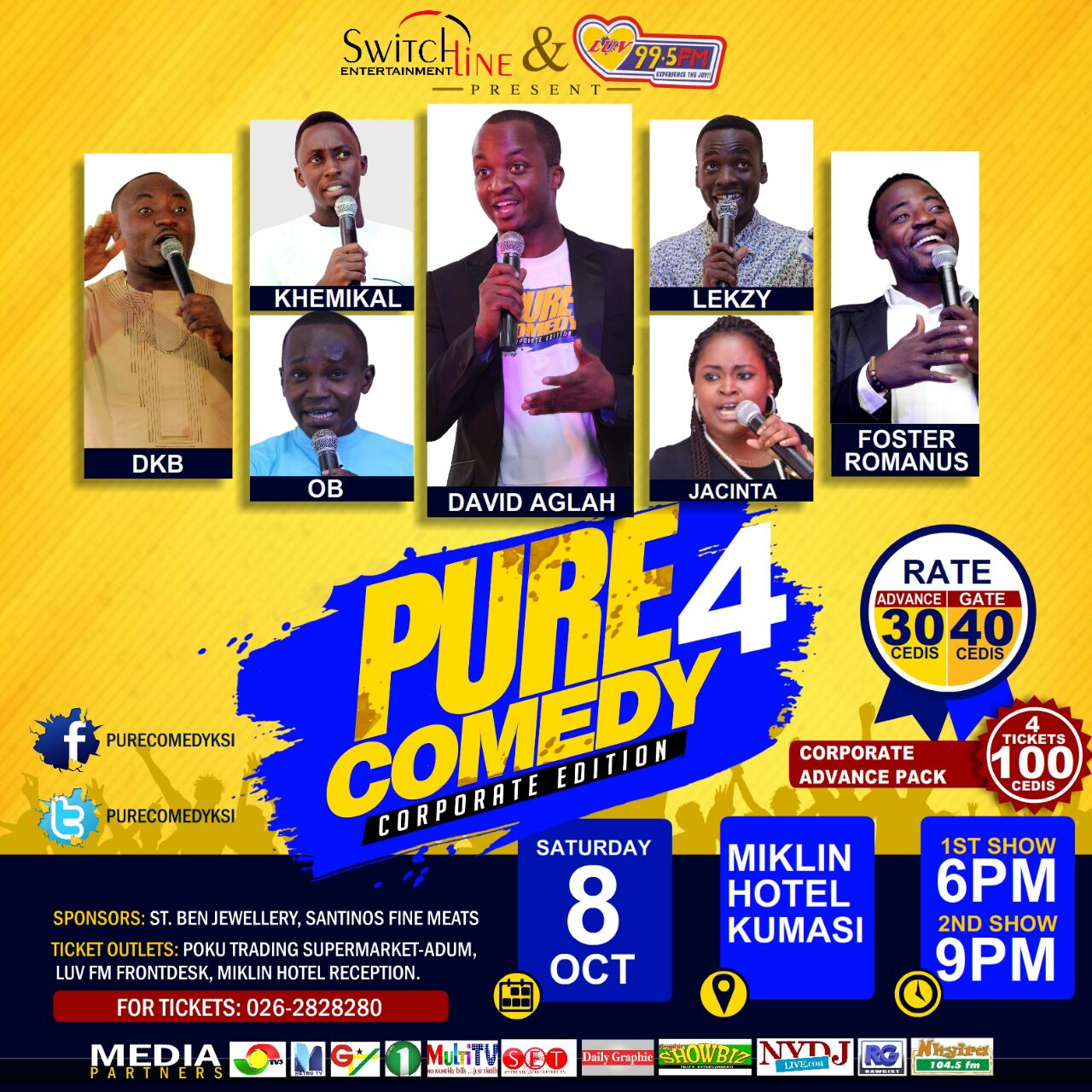 Pure comedy 4 Comedians happy with rapid acceptance of standup comedy